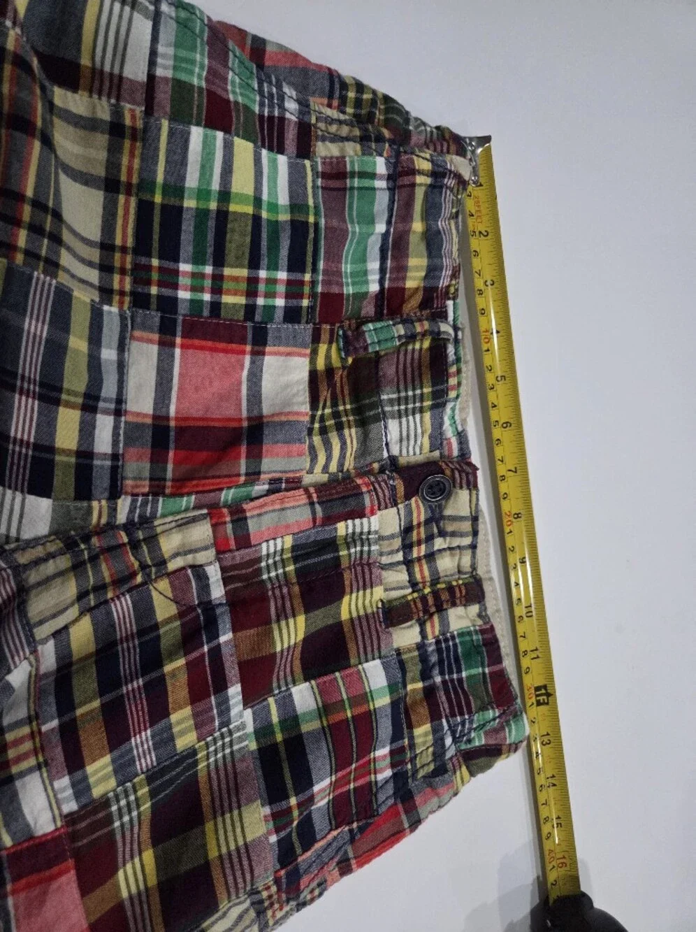 Gap KidsBoys Multi-Color Plaid Cargo Shorts Sz.14